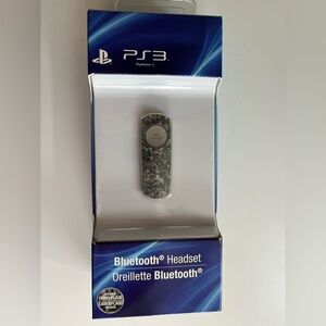 PS3 Bluetooth Headset with Camouflage Design (new in box)